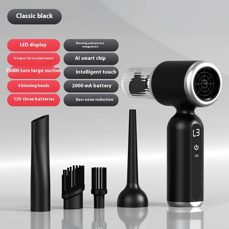 Portable Wireless Car Vacuum Cleaner – Handheld Cordless Auto Cleaning Tool