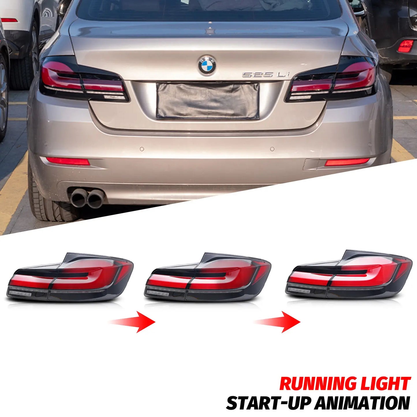 LED Tail Lights for BMW 5-Series F10 M5 2011-2016