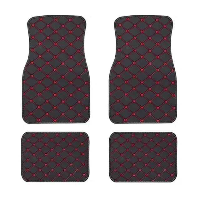 Car Floor Mats Universal PU Leather