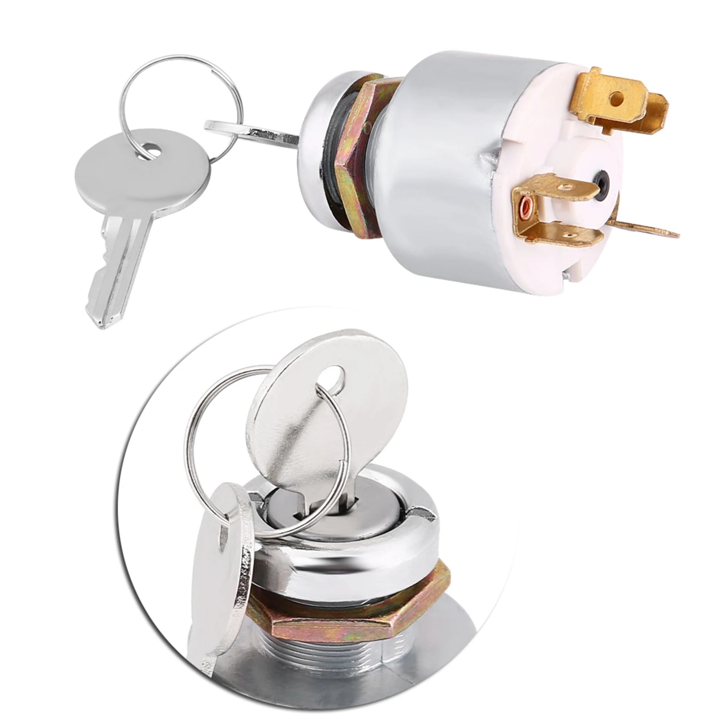 12V Universal Ignition Switch with 2 Keys