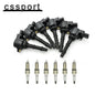 6 Ignition Coil + Spark Plugs UF535 For 2006-2009 Mercedes-Benz CLK350 3.5L V6