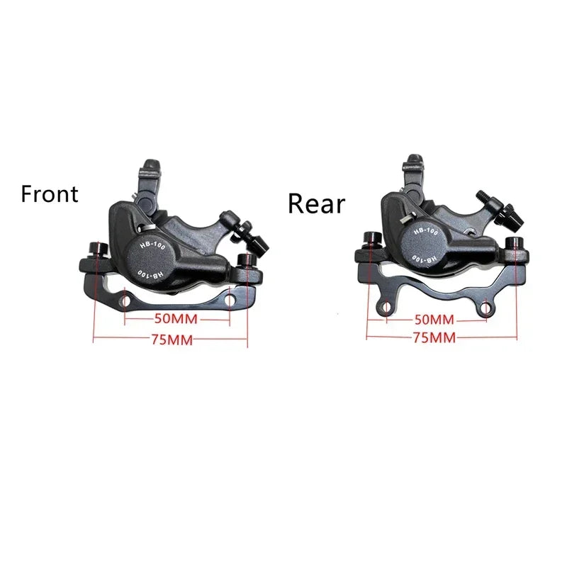 HB100 MTB Hydraulic Disc Brake Pads / Calipers