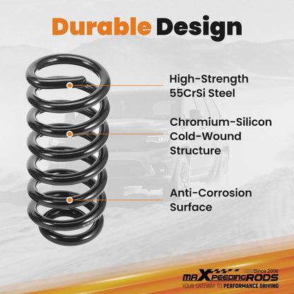 3” Drop Front Coils Lowering Springs Lowering Kit for Ford F150 F-100 1980-1996 2WD