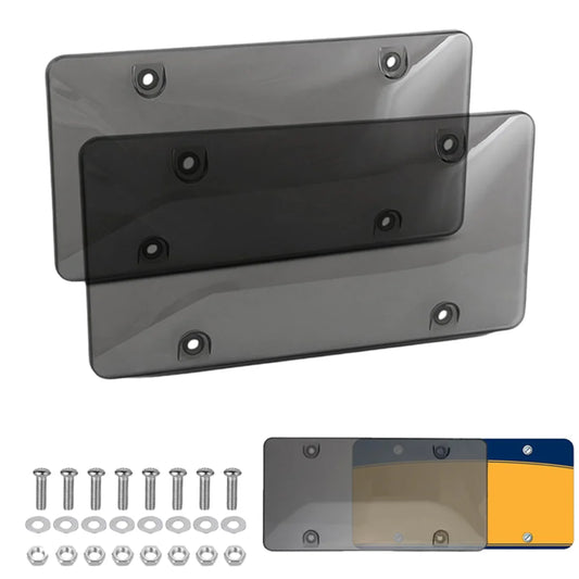 2 Pack Car License Plate Tinted