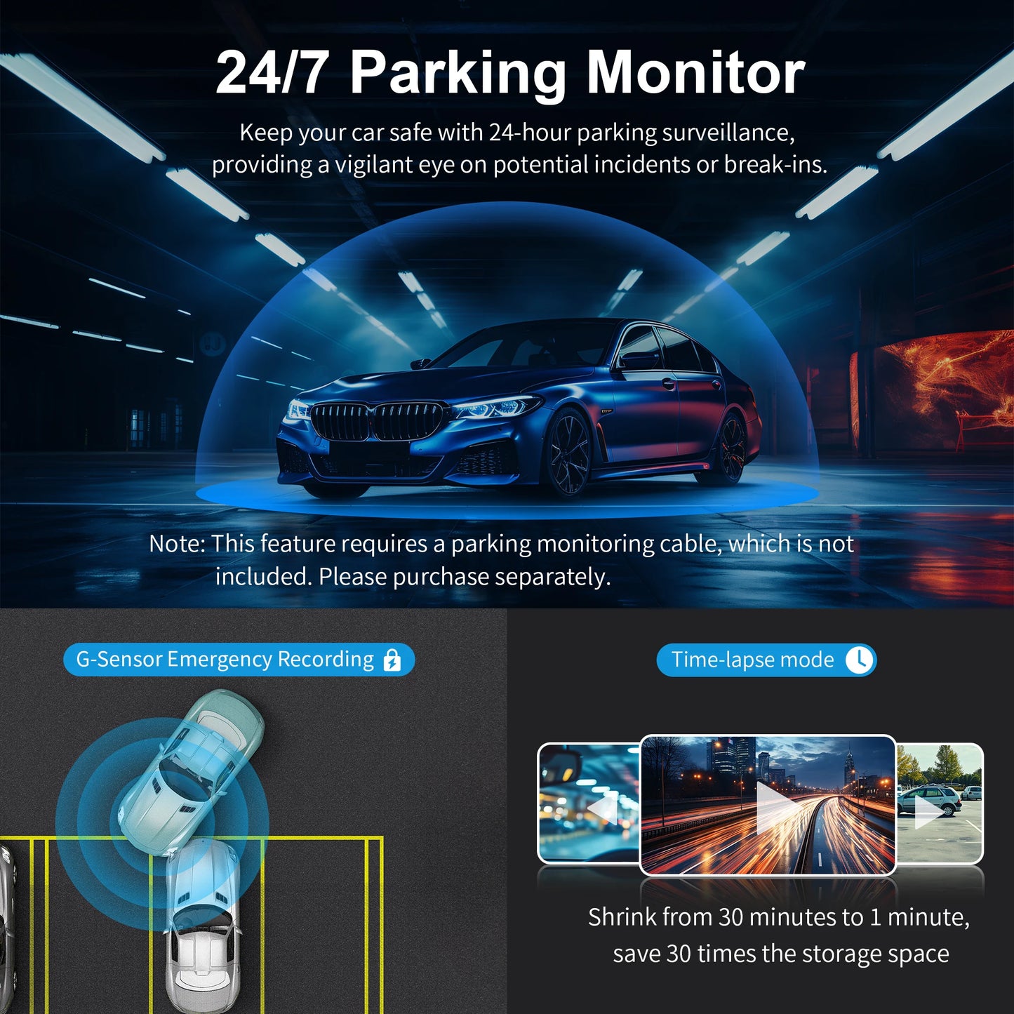 2K Car DVR Dash Cam