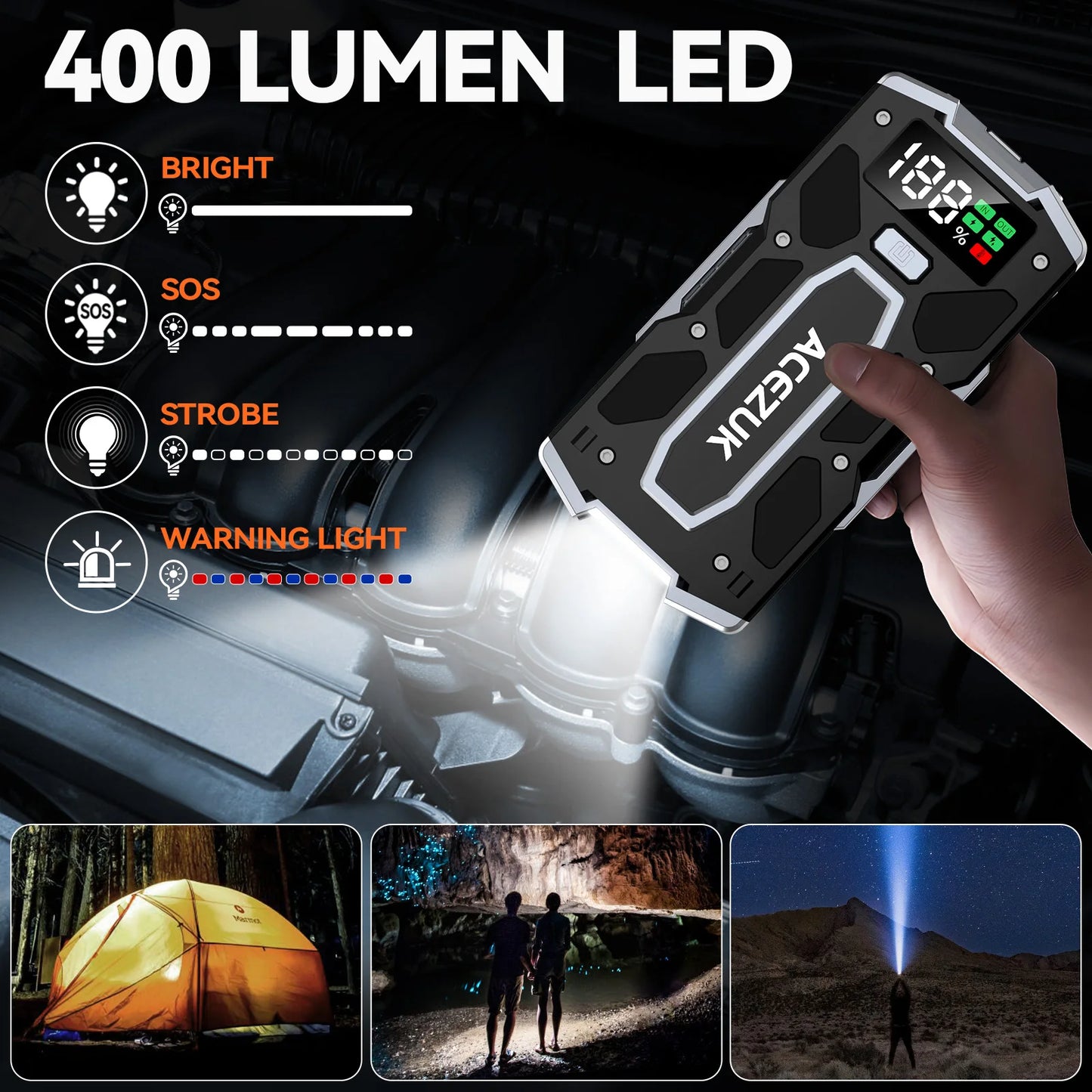 Car Jump Starter & Battery Charger