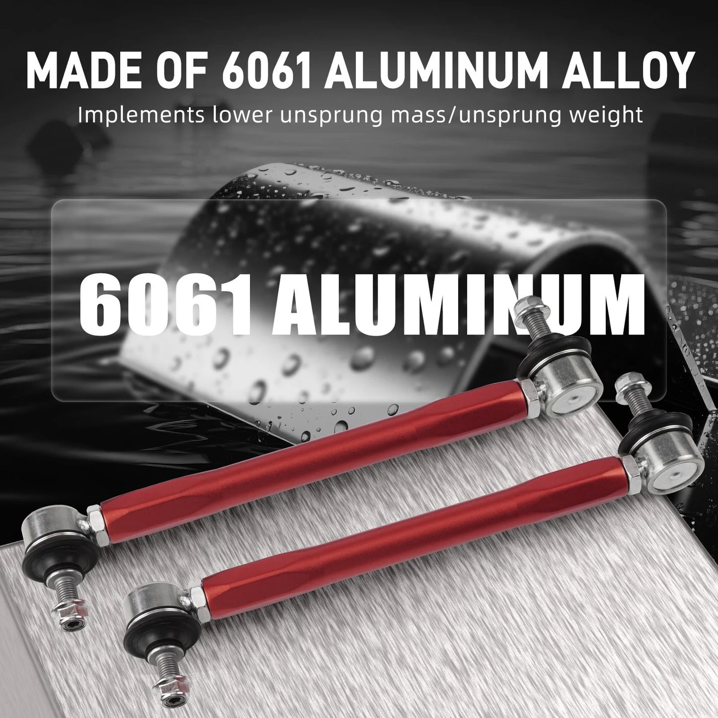Adjustable Front Sway Bar End Link Kit