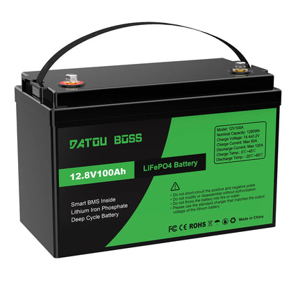 Lithium 12V 100Ah Rechargeable Battery – High-Capacity, Long-Lasting Power