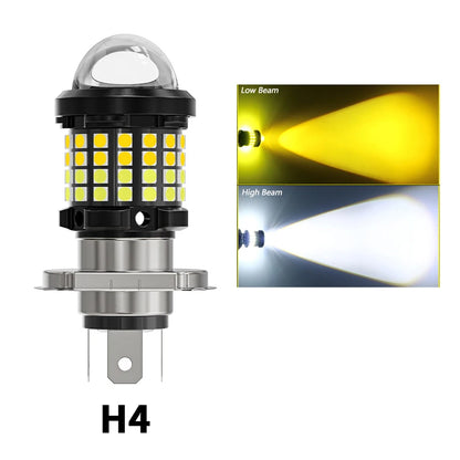 H4 LED Motorcycle Headlight Bulbs 12V 10000LM