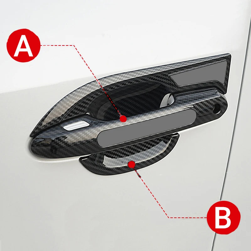 Car Door Handle Bowl Protector Cover Trim – For Toyota RAV4 XA50 (2019-2024, Hybrid & Standard Models)