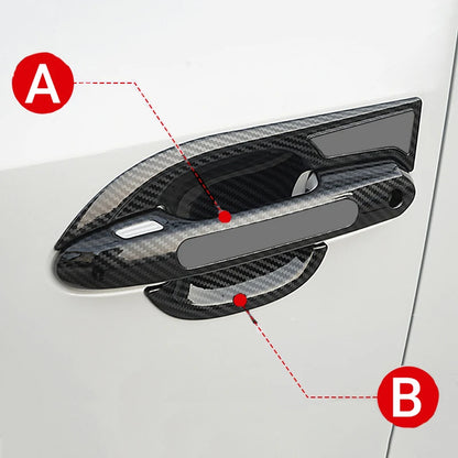 Car Door Handle Bowl Protector Cover Trim – For Toyota RAV4 XA50 (2019-2024, Hybrid & Standard Models)