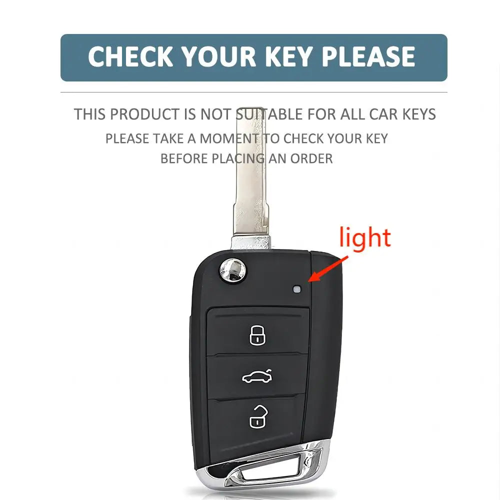 3 Button Silicone Car Key Case Cover