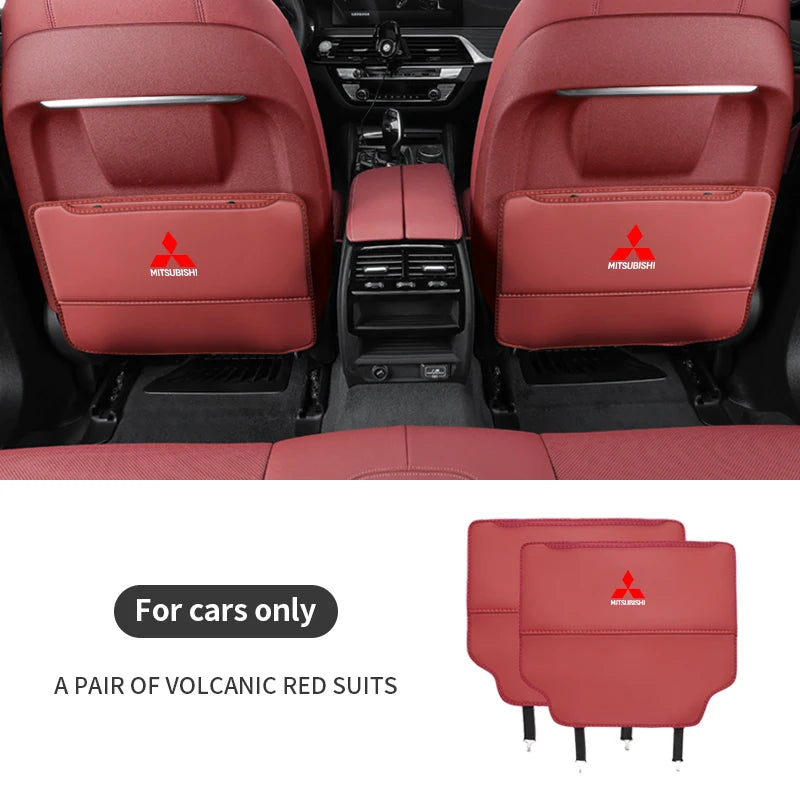 Car Seat Back Protector with Storage