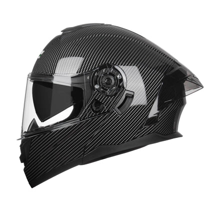 RUFI Double-Lens Motorcycle Helmet with Built-in Sun Visor – DOT Certified