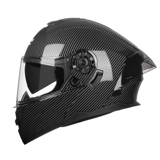 RUFI Double-Lens Motorcycle Helmet with Built-in Sun Visor – DOT Certified