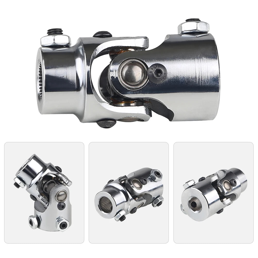 Universal U-Joint Single Steering Shaft – 3/4”-36 Spline to 3/4” DD