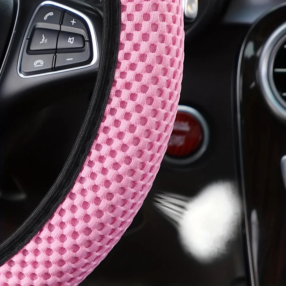 Mesh Breathable Steering Wheel Cover