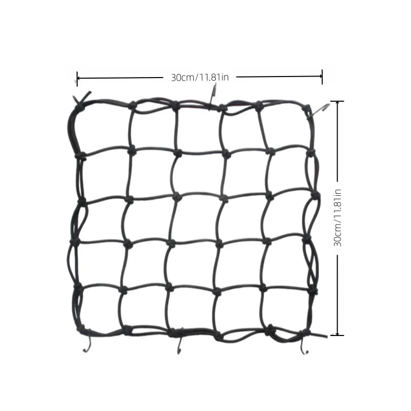 Motorcycle Cargo Net – Elastic Luggage Mesh