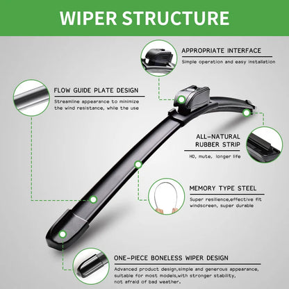 Wiper Blades – Front Windshield, Universal Fit