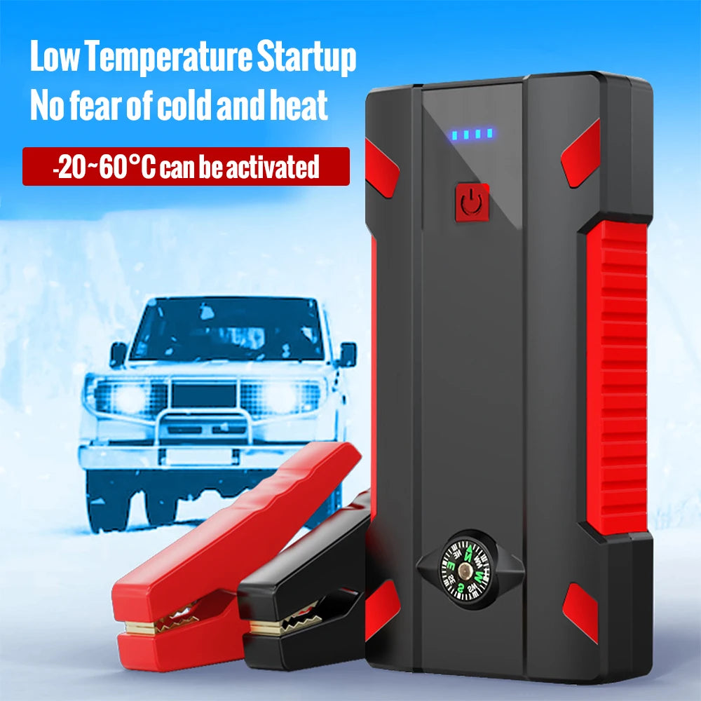 7200mAh Portable Car Jump Starter & Power Bank – 15V Car Battery Charger Booster, Emergency Starting Device
