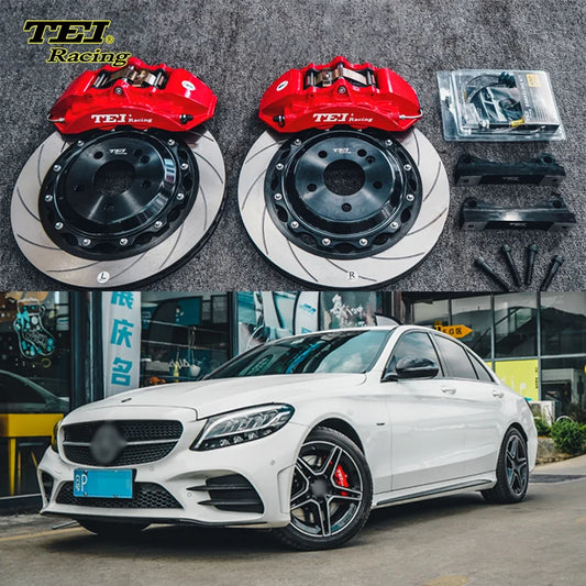 Front Big Brake Kit 4-Piston Caliper with 355×28mm Rotor for Mercedes-Benz W204/W205