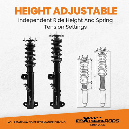 Coilovers 24-Way Adjustable Damper Struts Kit