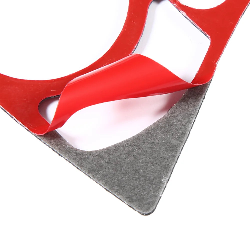 Carbon Fiber Steering Wheel Button Switch Panel Cover – Car Interior Upgrade