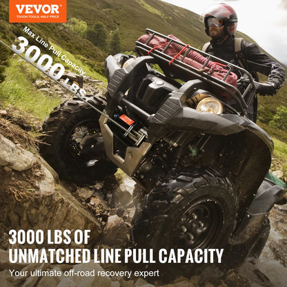 Electric Winch 12V Steel Rope