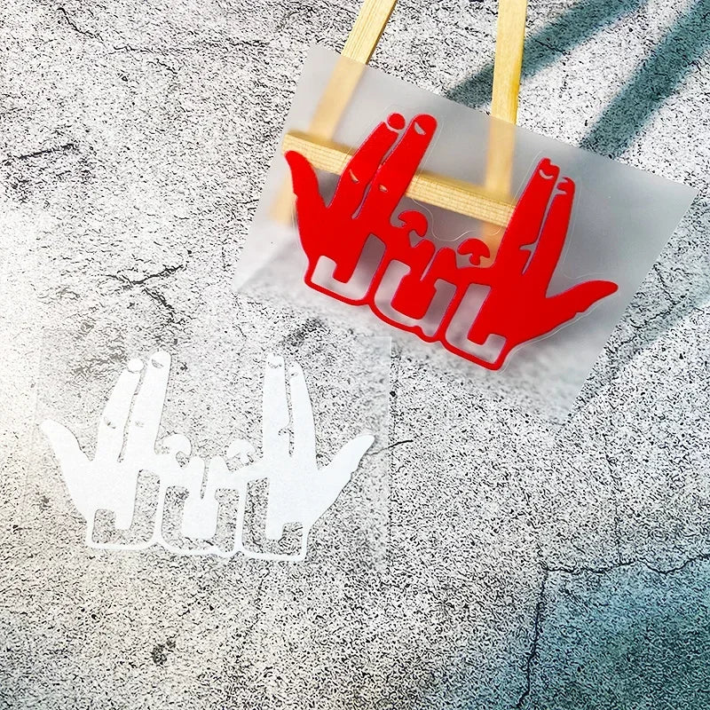 2PCS Funny JUL Finger Scooter Stickers – Waterproof Vinyl Decals