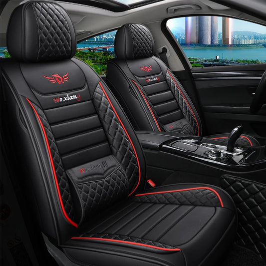 Elegant Universal Faux Leather Car Seat Cover by Tand – Easy-Clean, Comfort Design, Fits Most Major Car Models