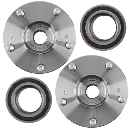 Front Wheel Bearings & Wheel Hubs – Fits Honda Civic DX, EX, LX, HF Hybrid (1.8L & 1.5L)