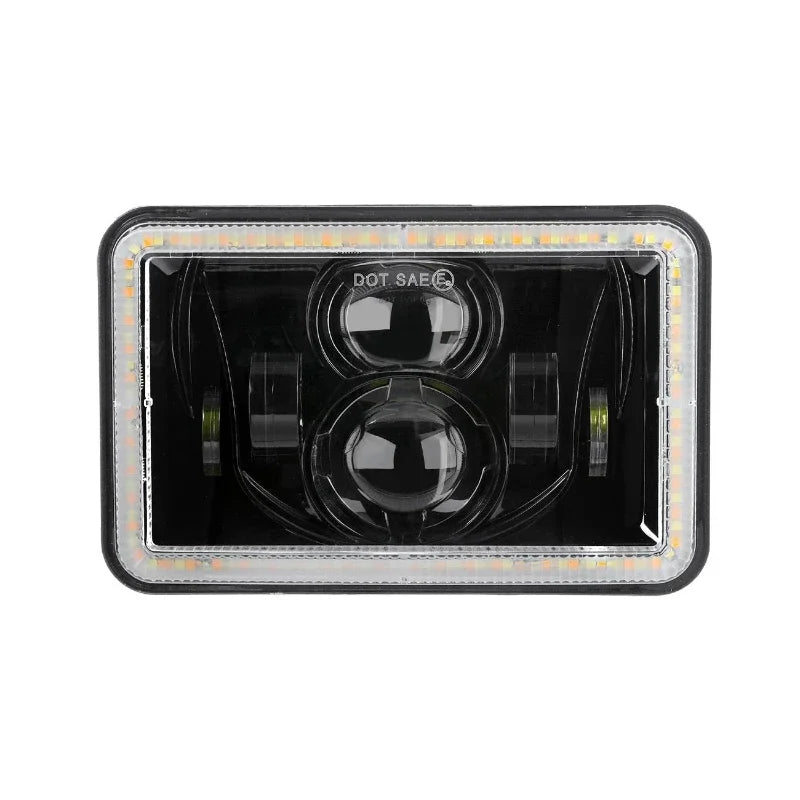 4x6 Inch Rectangular LED Headlight with Signal & Daytime Running Light