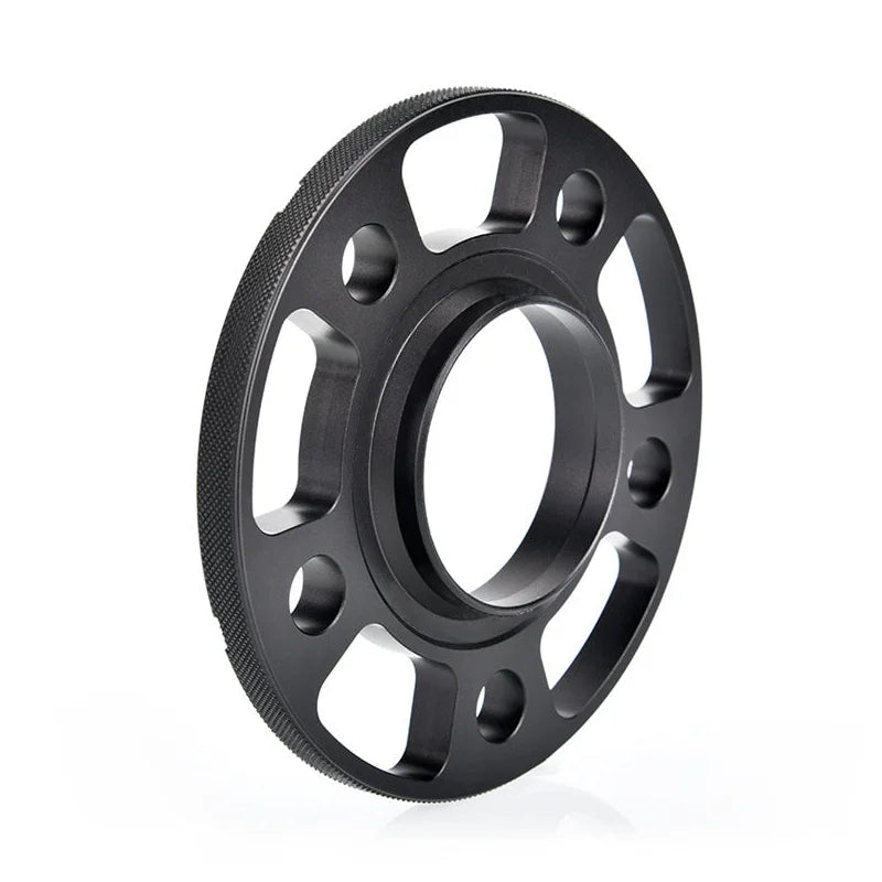 Audi Q5 Wheel Spacers Hub Adapter – 5x112 PCD, 66.6mm CB, M14x1.5 Lug Thread – Forged Aluminum Black, 2-Piece Set