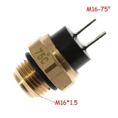 M16 Brass Motorcycle Radiator Thermostat Switch – 65° / 75° / 80° / 85° / 90° / 95°