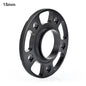 Audi Q5 Wheel Spacers Hub Adapter – 5x112 PCD, 66.6mm CB, M14x1.5 Lug Thread – Forged Aluminum Black, 2-Piece Set