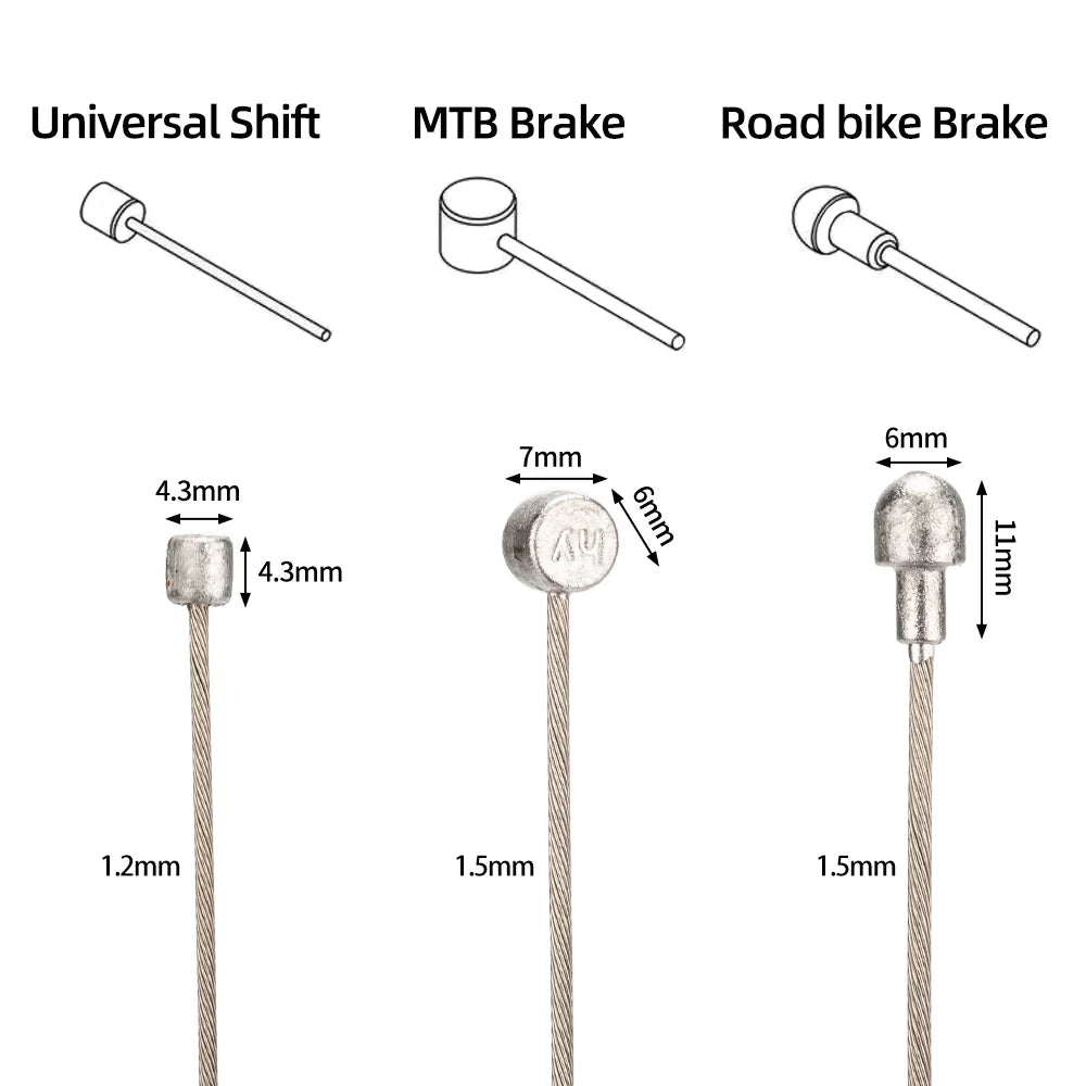 Bicycle Stainless Steel Inner Shift Brake Wire 2100mm