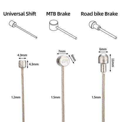 Bicycle Stainless Steel Inner Shift Brake Wire 2100mm