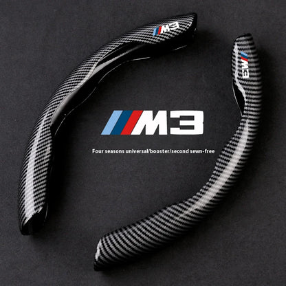 Carbon Fiber Style Anti-Slip Steering Wheel Cover