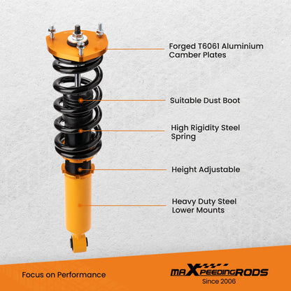 Coilover Suspension Kit For Lexus – Adjustable Performance Shock Absorbers & Springs