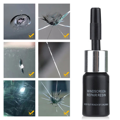 Windshield Resin Crack Repair Kit – DIY Auto Glass Chip & Crack Fix