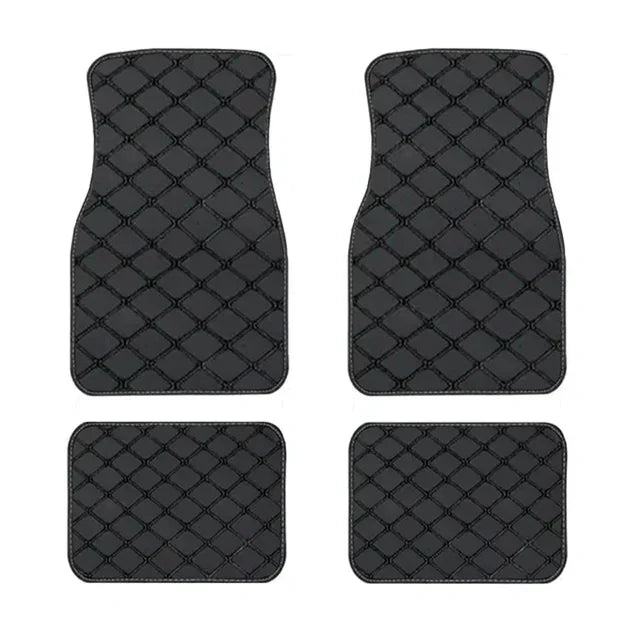 Car Floor Mats Universal PU Leather
