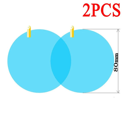 2Pcs Car Rearview Mirror Rainproof Films