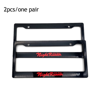 1 Pair(2pcs) JDM Racing Style License Plate Frame