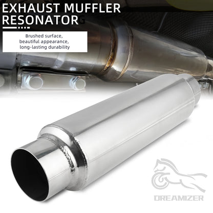 406mm (16”) 2.5-Inch Exhaust Muffler Pipe – Car & Motorcycle Replacement