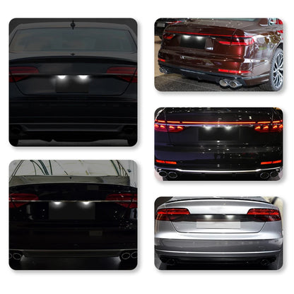 2pcs For Audi LED Number Plate Light