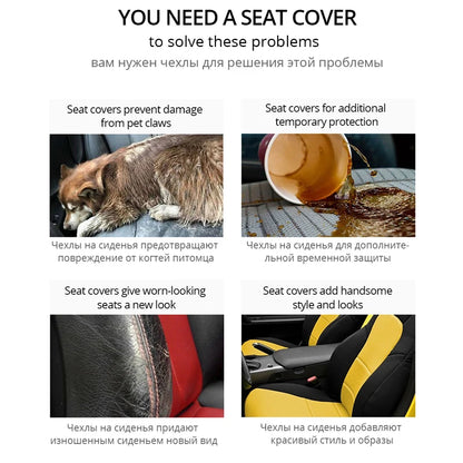 Universal Sports Car Seat Covers – Premium Protection & Stylish Upgrade