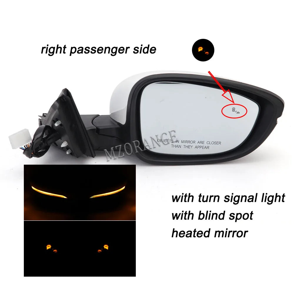 8-Pin Car Side Mirror Assembly for Honda Accord (2018–2022)