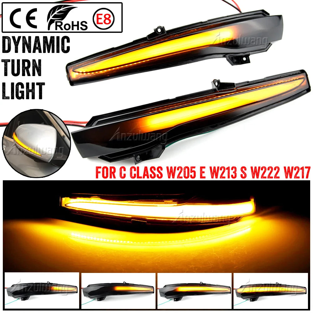 Dynamic Blinker Turn Signal LED – Mercedes-Benz W205, W213, W222, GLC AMG