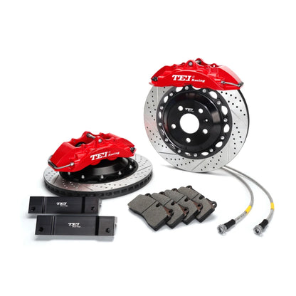 Front Big Brake Kit 4-Piston Caliper with 355×28mm Rotor for Mercedes-Benz W204/W205