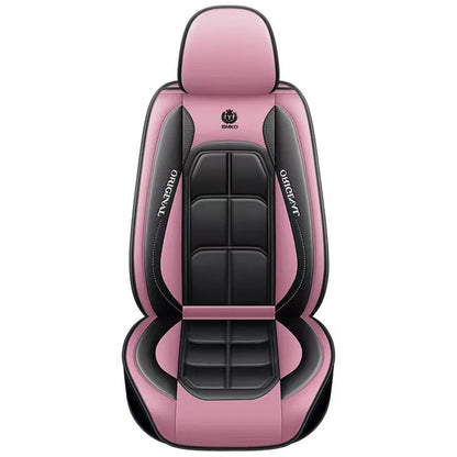 All-Inclusive Full Leather Car Seat Cushion – Universal Driver or Passenger Seat Cover, All-Season Pad